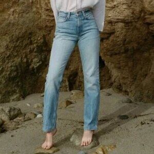 NWOT Doen Light Blue Straight Leg Jeans